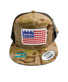 KING BRAND Trucker Ball Cap, Camo #3