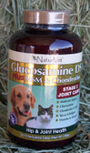 Dog & Cat Supplement, NaturVet Glucosamine DS Plus MSM & Chondroitin, Stage 2 Joint Care, 60 Chewable Tabs