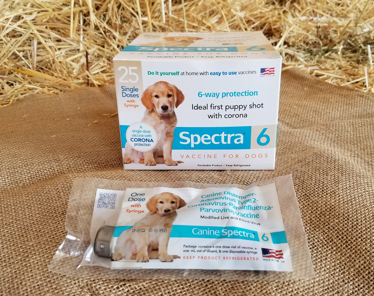 Dog Vaccine, Spectra 6 Puppy Shot with Corona Protection ...
