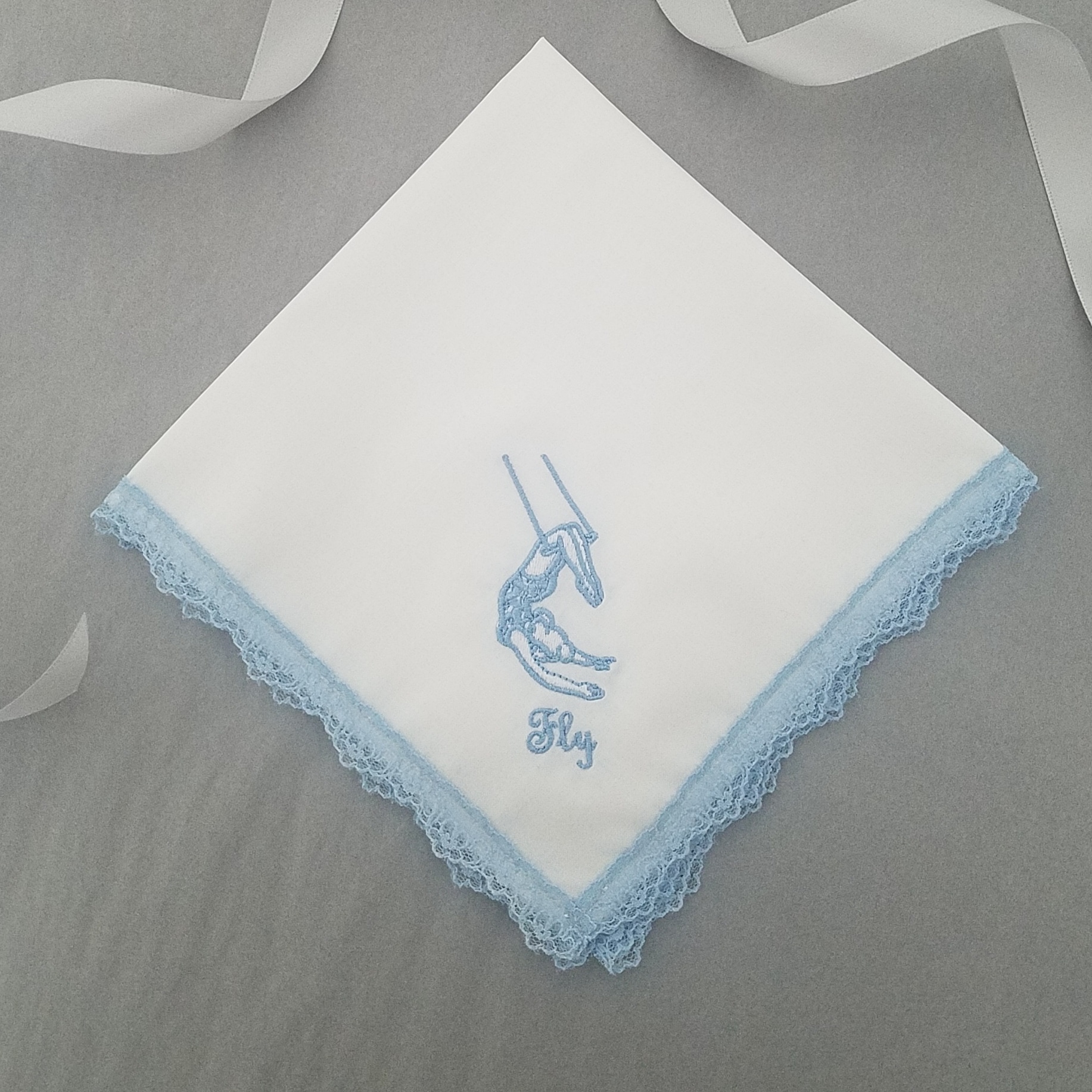 Custom Embroidered Handkerchiefs with Your Design the Handkerchief Shop