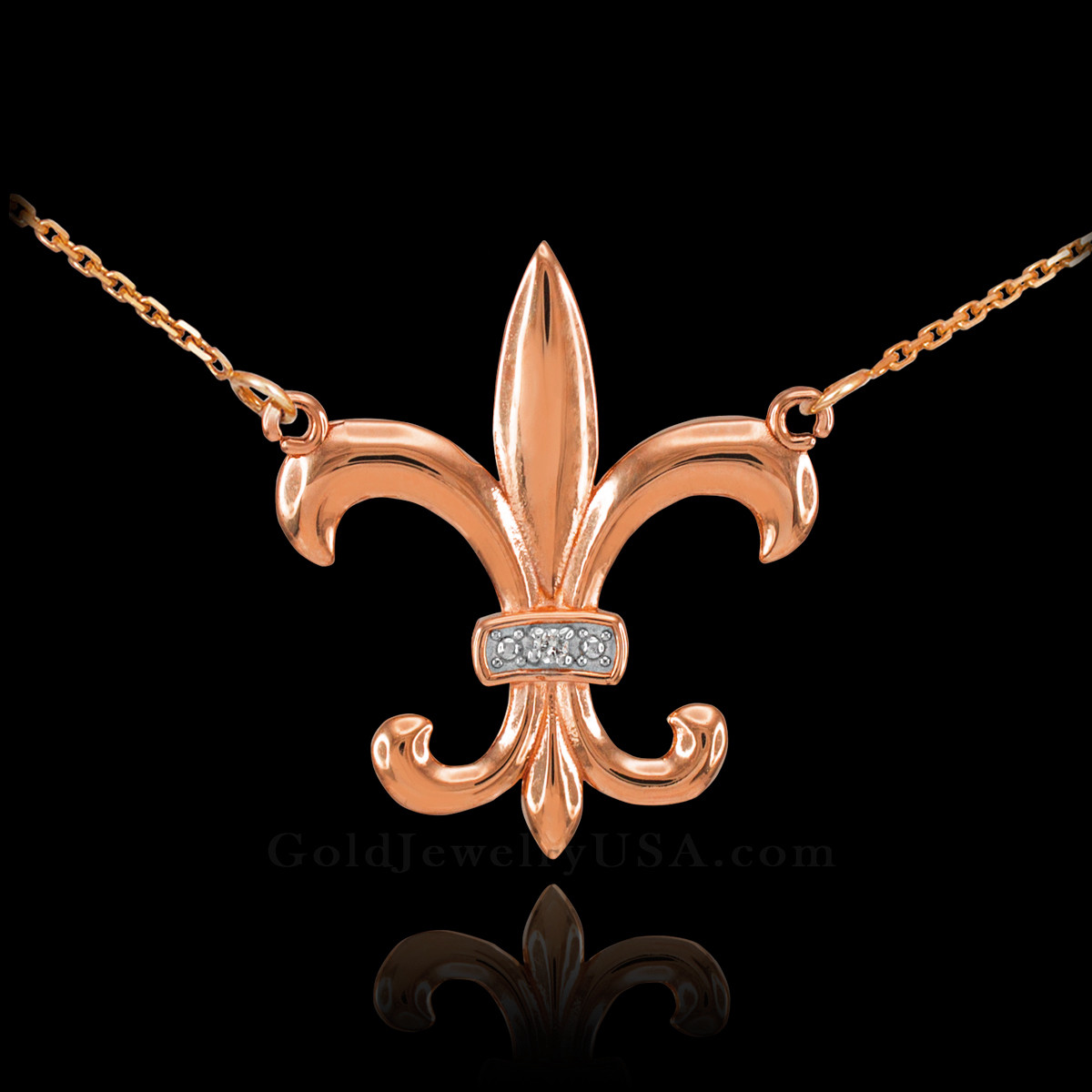 Rose gold fleur deals de lis