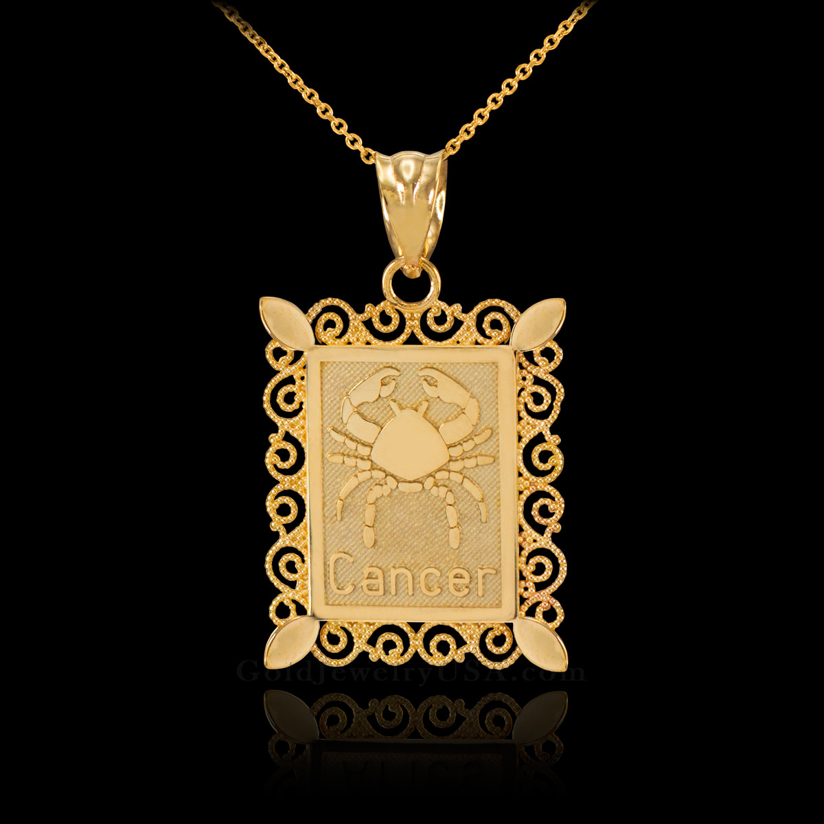 Zodiac Pendant Necklace - Cancer - | Verdura | Fine Jewelry