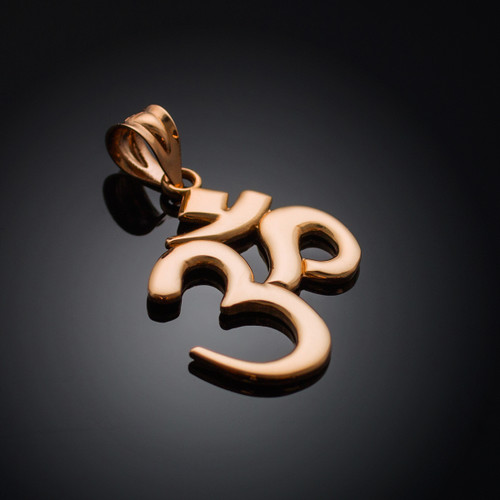 Gold om pendant designs discount