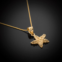 Gold Sea Star necklace.