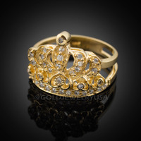 Gold Quinceanera Ring