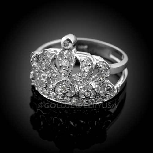 White Gold Quinceanera Ring