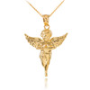 Gold Angel Necklace.
