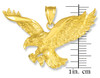 Gold Flying Eagle Pendant