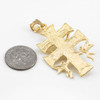 Gold Caravaca Crucifix Pendant