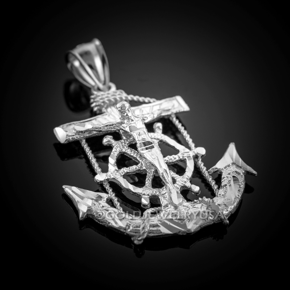 Anchor and on sale cross pendant