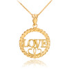 Gold LOVE Necklace