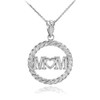 White Gold MOM Necklace.
Mother's day gift!