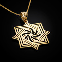 Gold Armenian Eternity Symbol Necklace