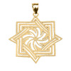 Gold Armenian Eternity Symbol Pendant