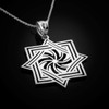 White Gold Armenian Eternity Symbol Necklace