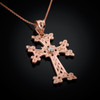 Rose Gold Armenian Cross
Diamond Armenian Cross necklace