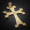 Gold Armenian Cross Pendant