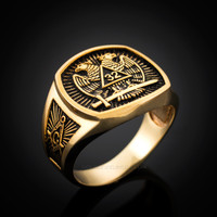 Gold Masonic Ring