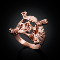 Rose Gold Biker Ring