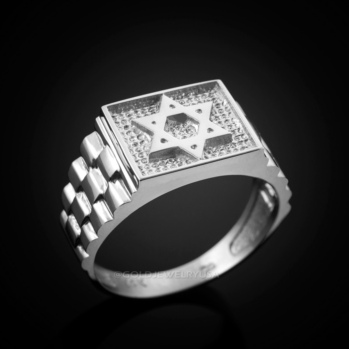 Mens ring rolex online design