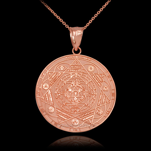Rose Gold Chakra Necklace