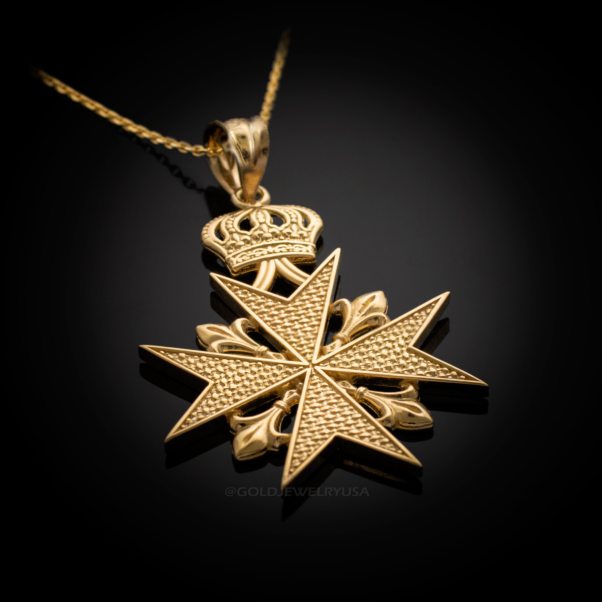 maltese cross necklace