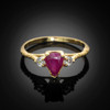 Stackable Ruby Ring