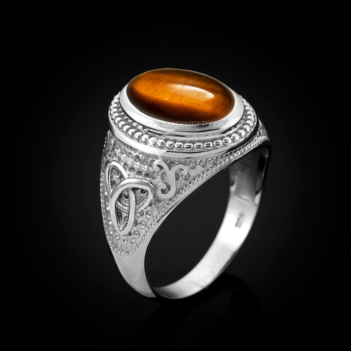 white tiger eye gemstone