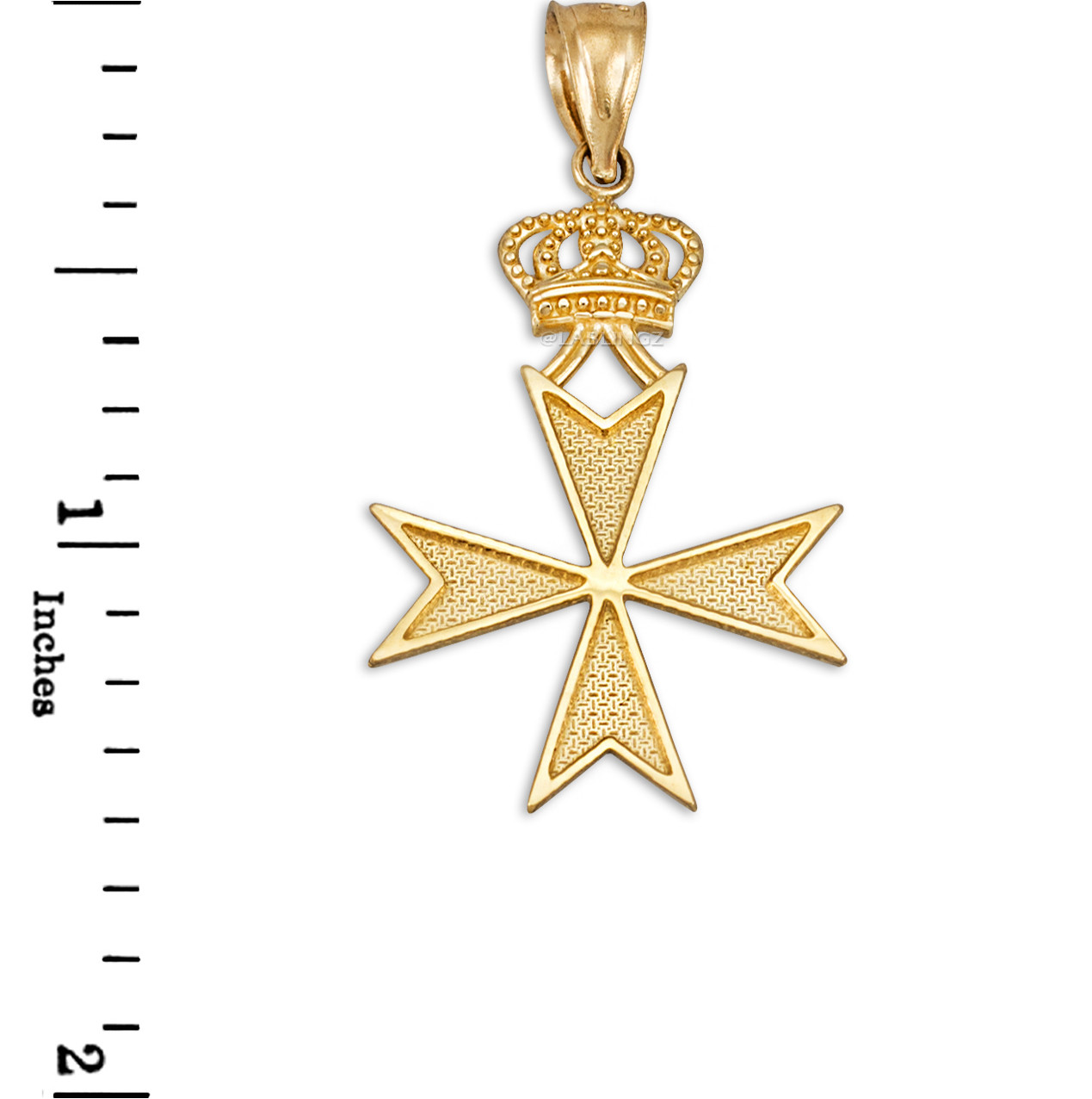 ROYAL ORDER DOUBLE TIARA CROSS PENDANT ROYAL ORDER DOUBLE TIARA CROSS PENDANT