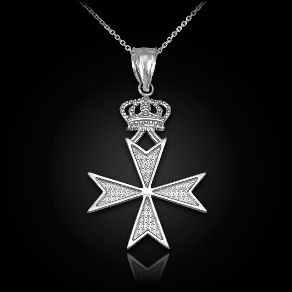 Cross and clearance crown pendant