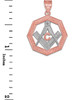 Two-Tone Rose Gold Octagonal Masonic Pendant