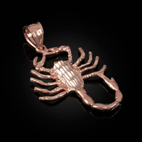 Rose Gold Scorpion DC Pendant