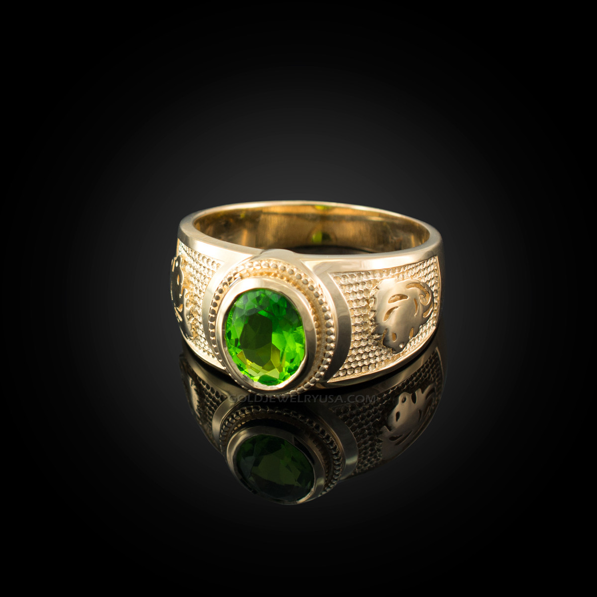 Men's august sale birthstone rings