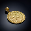 Gold Aztec Pendant