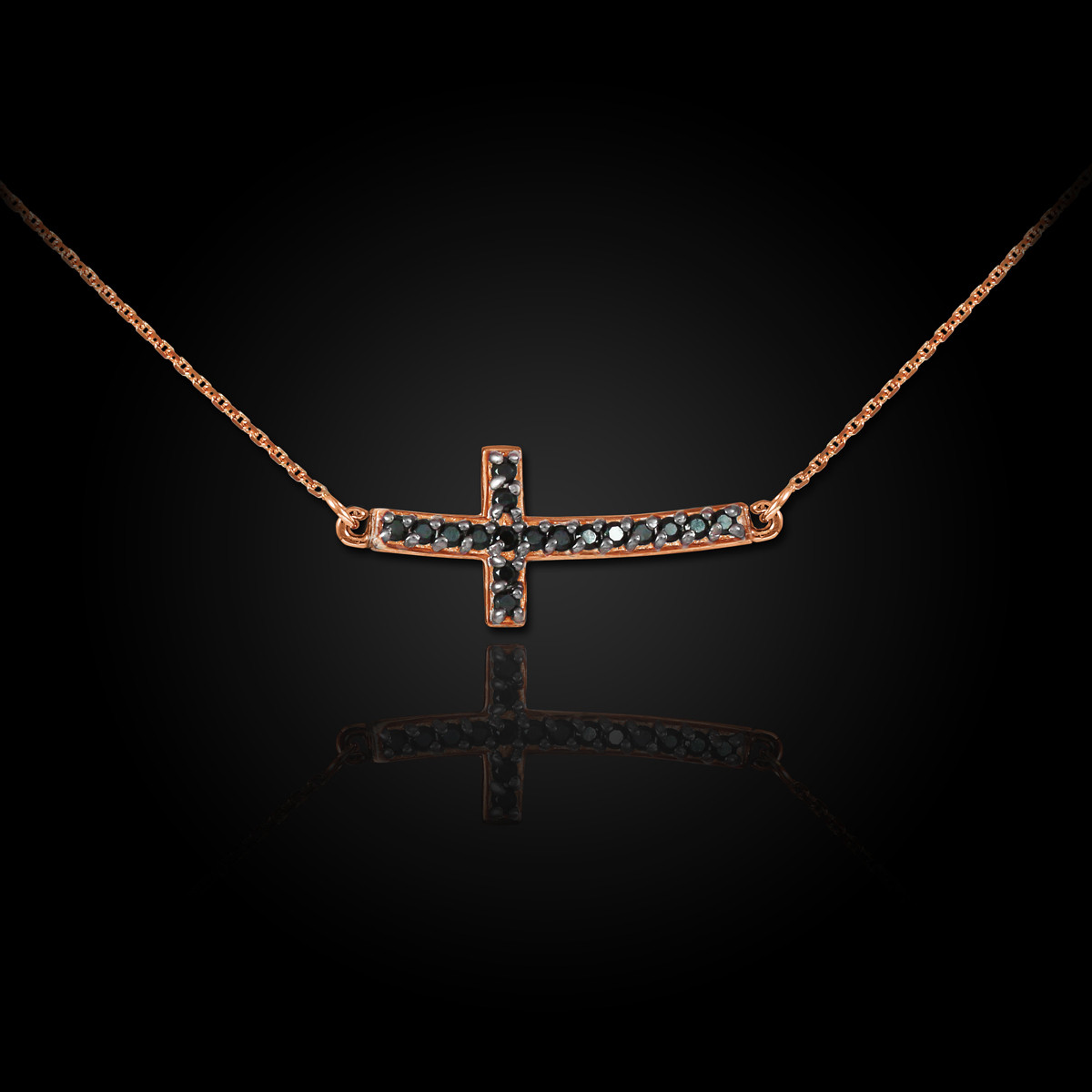 Sideways Cross Necklace – Popular J