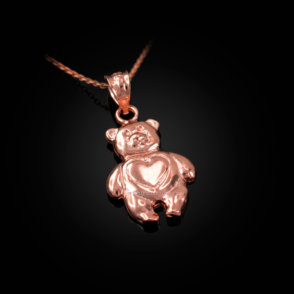 Mama Bear & Bear Cub Charm Necklace - Figs & Ginger