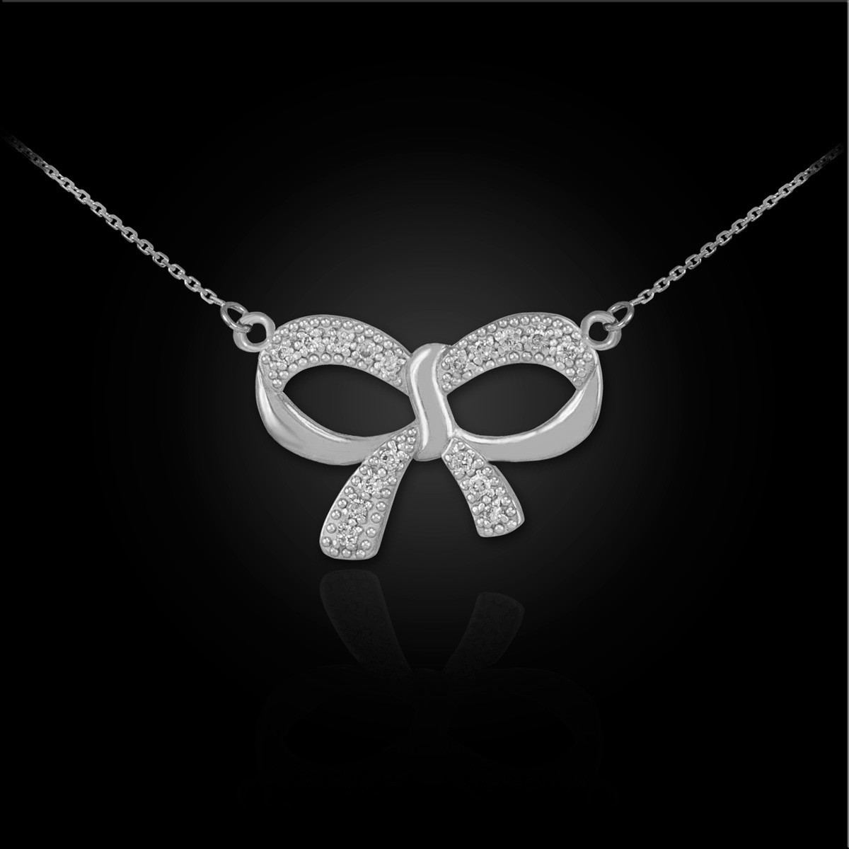 14k Yellow Gold Gold Polished Ribbon Bow Pendant