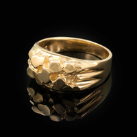 Yellow Gold Midsize Nugget Ring