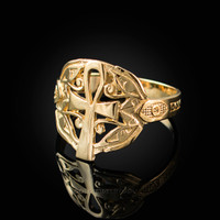 eye of horus ring gold