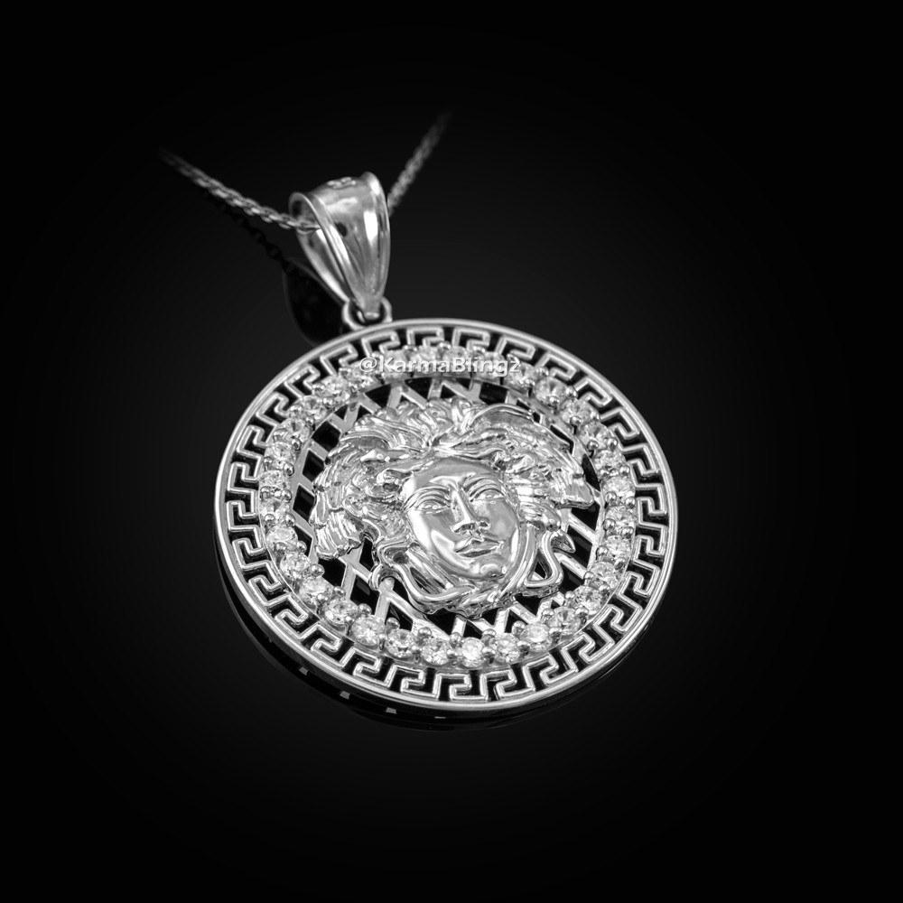 Medusa medallion store pendant necklace