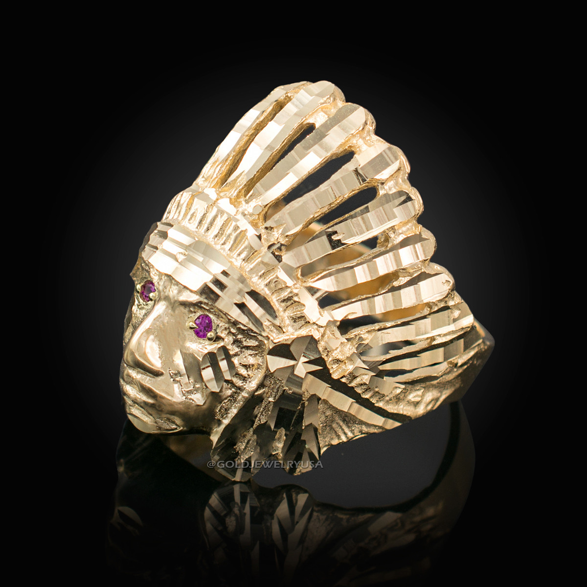 Gold on sale indian ring