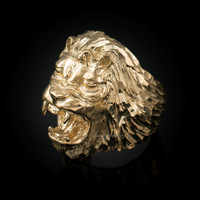 Roaring hot sale lion ring