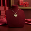 Gold Egyptian Isis Winged Goddess Pendant Necklace