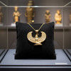 Gold Egyptian Isis Winged Goddess Pendant Necklace