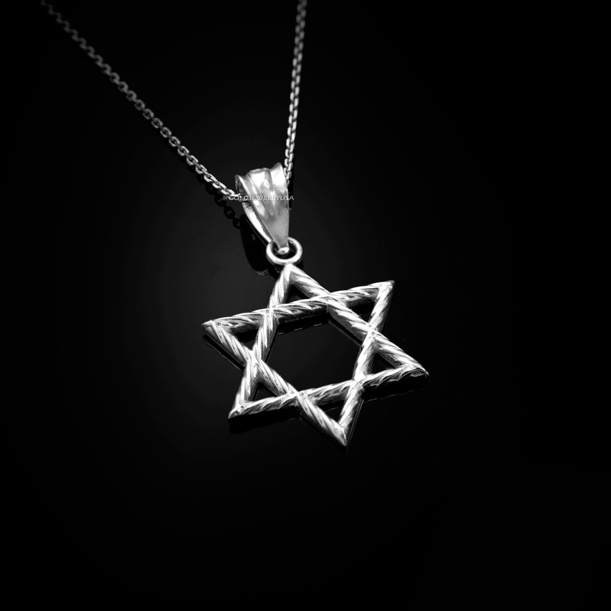 Gold star of david on sale charm