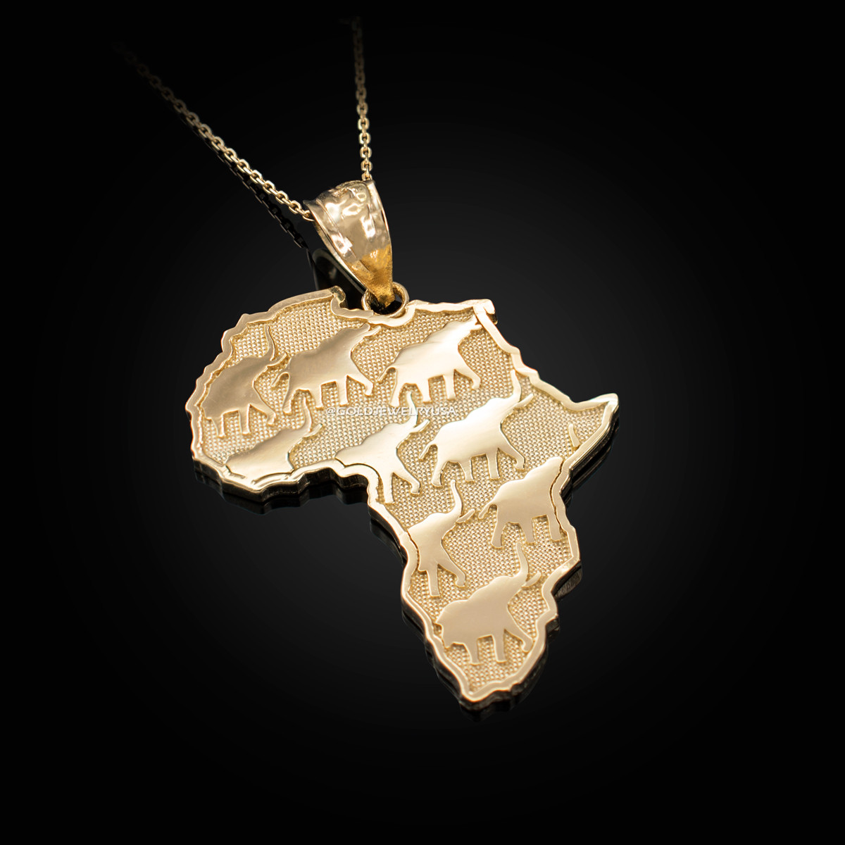 Africa Map Necklace – Queen's Definition