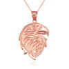 Rose Gold eagle necklace