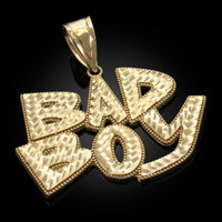 BAD BOY Gold Hip-Hop DC Pendant