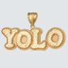 Gold YOLO Pendant