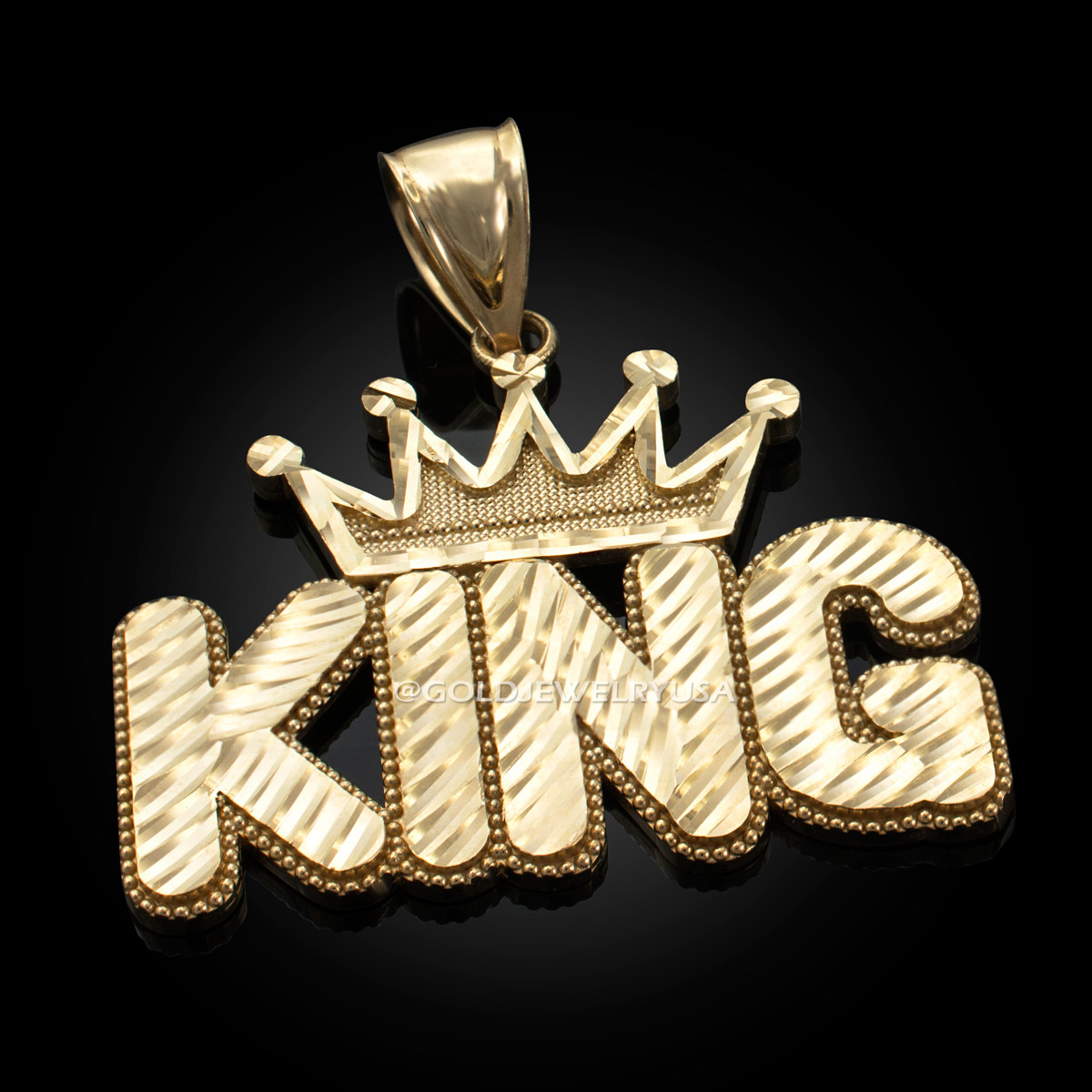 14K Yellow Gold Finish C.E.O. Crown 2024 King.